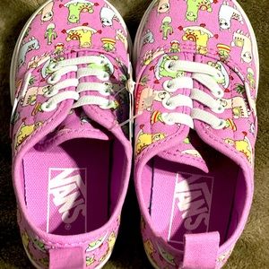 Toddler Girl Pink Llama Vans